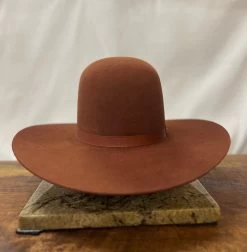 Rodeo King Open Crown 7X Beaver - Rust